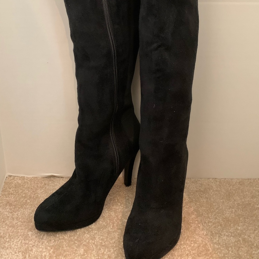 Charlotte Russe Tall Black Boots size 6
